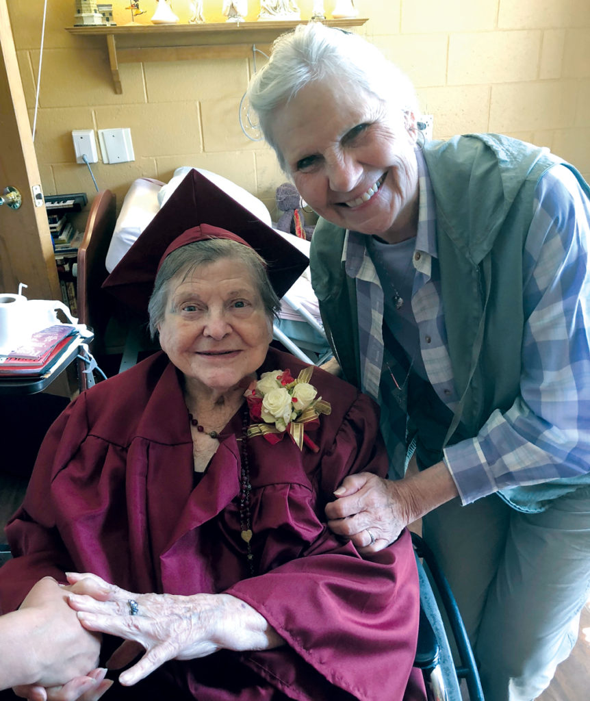 Resident gets her high school diploma at 92