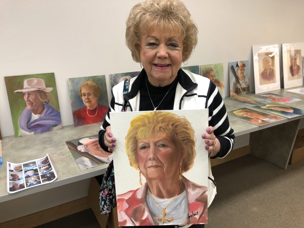 Strike a pose: LTC residents immortalized as painters’ portrait subjects