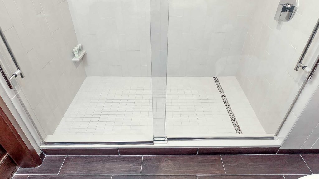 New shower drain designed for wheelchairs