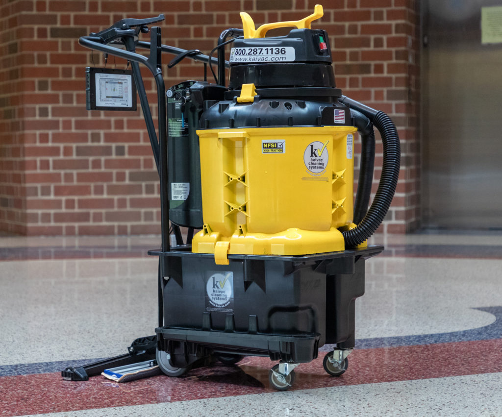 New floor scrubber stretches productivity