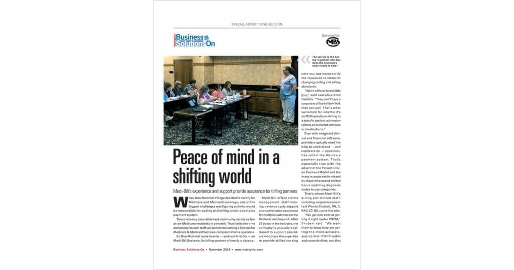 Peace of Mind in a Shifting World