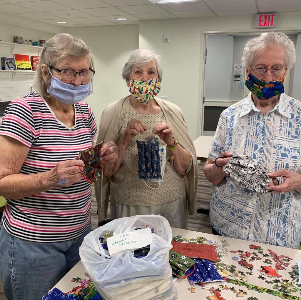 95-year-old makes more than 3,000 masks for local nursing homes, community