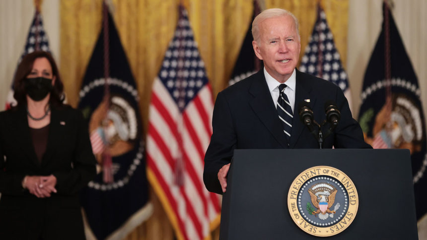 President Joe Biden speaks on Thursday, Oct. 28.