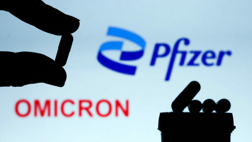 Pfizer And Omicron Photo Illustrations