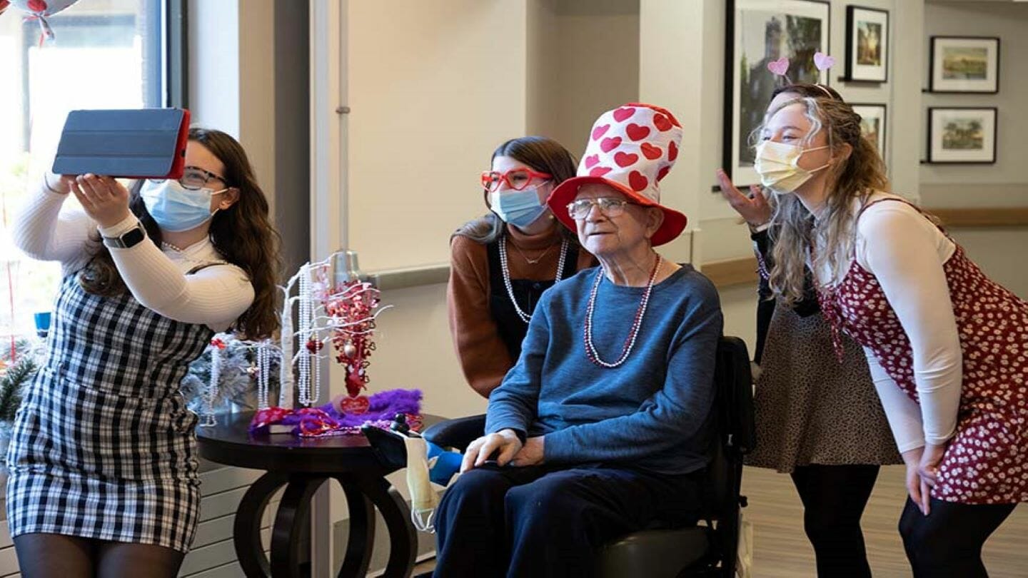 College students, long-term care residents kick off new relationship at prom