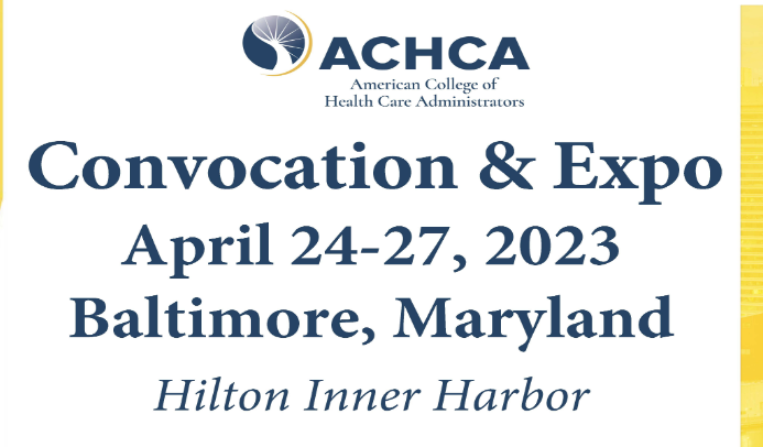 ACHCA convocation and expo starts April 24 in Baltimore