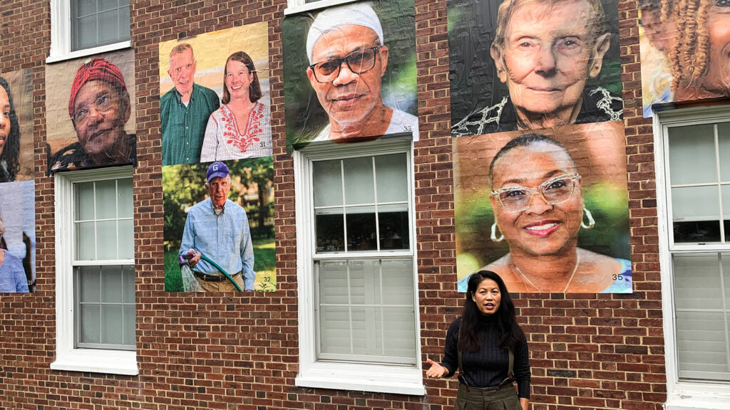 Quality face time: Nursing homes’ exterior murals showcase residents’ and workers’ portraits to grow public rapport